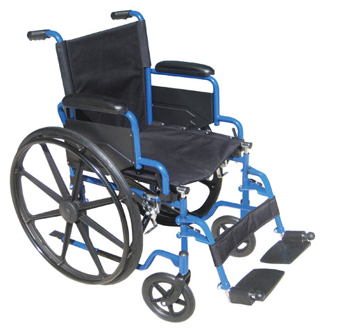 Blue Streak 20 Single Axle WC w/Flip-Back Desk Arms & ELR