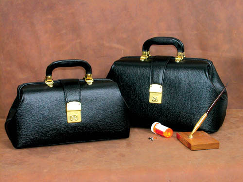Intern/Student Boston Bag 16 Brown Leather