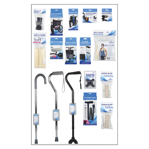 Planogram Mobility Aids & Accessories 3' x 60