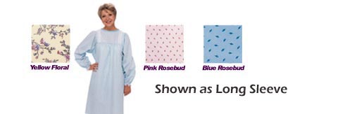 Ladylace Reusable Gown Pink Rosebud Long Sleeve