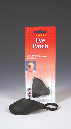 Eye Patch Vinyl Convex Carded (Retail Pkg)
