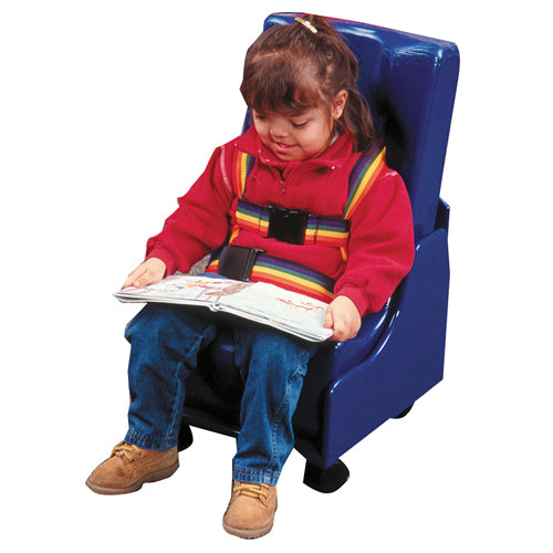 Skillbuilders? 2-piece Mobile Floor Seat  Large w/Wood Base
